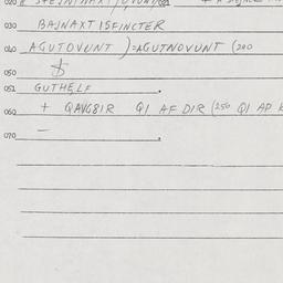 Eastern questionnaire, answ...