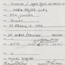 Eastern questionnaire, answ...