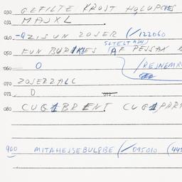 Eastern questionnaire, answ...
