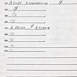 Eastern questionnaire, answ...