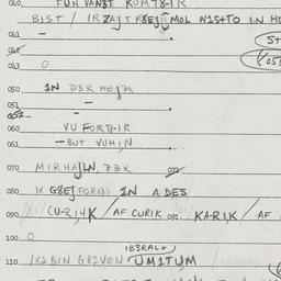 Eastern questionnaire, answ...