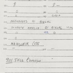 Eastern questionnaire, answ...