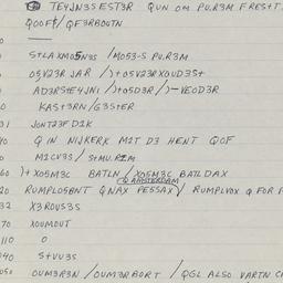 Western questionnaire, answ...