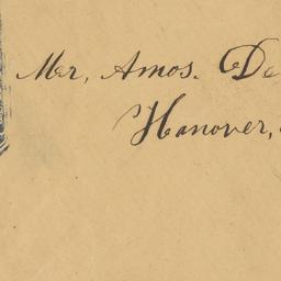 Lovejoy's Hotel. Envelope