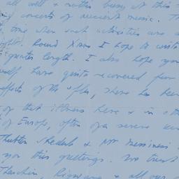 Letter to Tharchin enquirin...