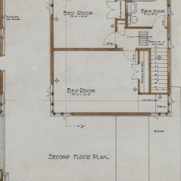 First, second floor plans