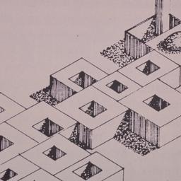 Aerial perspective drawing.