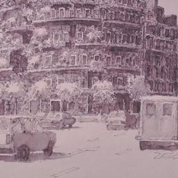 Perspective drawing.