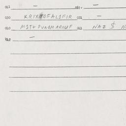 Eastern questionnaire, answ...