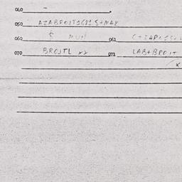 Eastern questionnaire, answ...