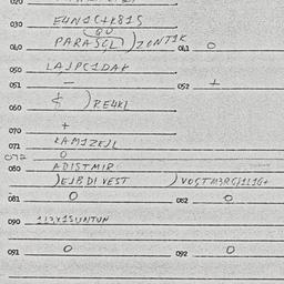 Eastern questionnaire, answ...
