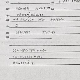 Eastern questionnaire, answ...