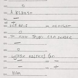 Eastern questionnaire, answ...