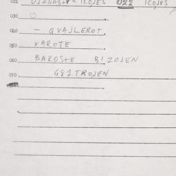 Eastern questionnaire, answ...