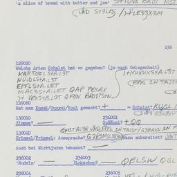 Western questionnaire, answ...