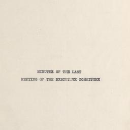 Treasurer's Report, 193...