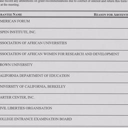 Board of Trustees - Sent to...