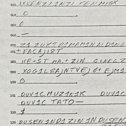 Eastern questionnaire, answ...