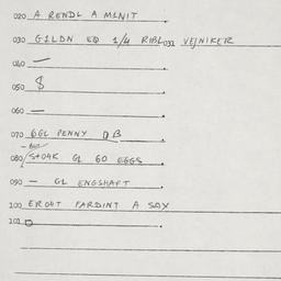 Eastern questionnaire, answ...