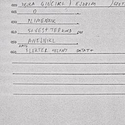 Eastern questionnaire, answ...