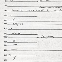 Eastern questionnaire, answ...