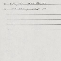 Eastern questionnaire, answ...