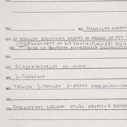 Eastern questionnaire, answ...