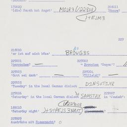 Western questionnaire, answ...