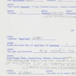 Western questionnaire, answ...
