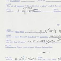 Western questionnaire, answ...