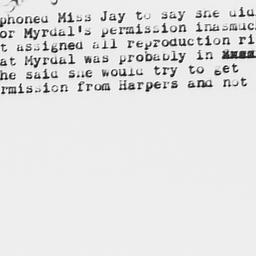 Memorandum from Florence An...