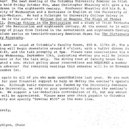 Announcements, 2000-10-06. ...