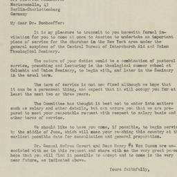 Copy of letter from Henry S...