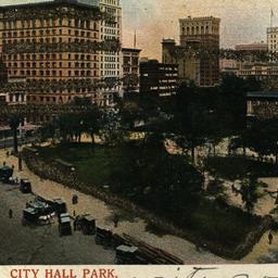 New York. City Hall Park.
