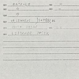 Eastern questionnaire, answ...