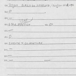 Eastern questionnaire, answ...
