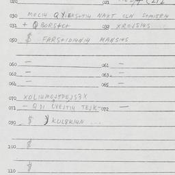 Eastern questionnaire, answ...