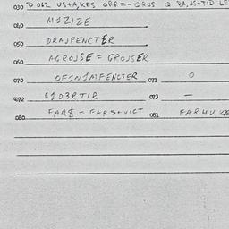 Eastern questionnaire, answ...