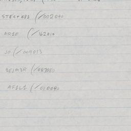 Eastern questionnaire, answ...