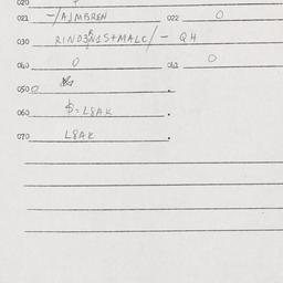 Eastern questionnaire, answ...