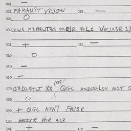 Eastern questionnaire, answ...