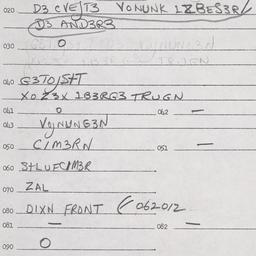 Eastern questionnaire, answ...
