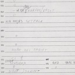 Eastern questionnaire, answ...