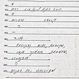 Eastern questionnaire, answ...