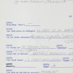 Western questionnaire, answ...