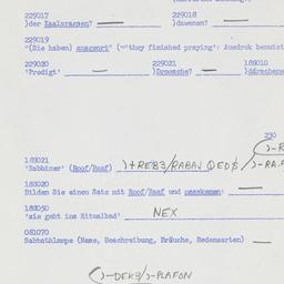 Western questionnaire, answ...