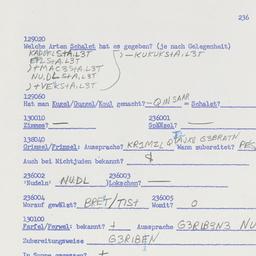 Western questionnaire, answ...