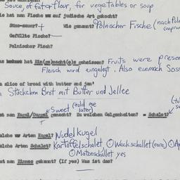 Western questionnaire, answ...