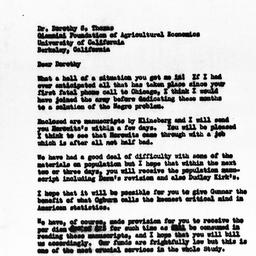 Letter from Samuel A. Stouf...