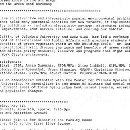 Announcements, 2005-05-04. ...